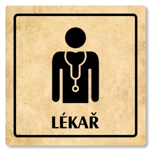 Lékař, 100x100mm, pergamen, Arizona
